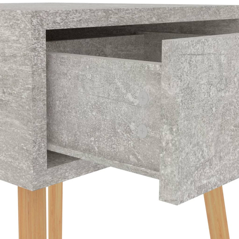 Bedside Cabinet Concrete Grey 40x40x56 cm Engineered Wood Payday Deals