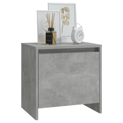 Bedside Cabinet Concrete Grey 45x34x44.5 cm Engineered Wood Payday Deals