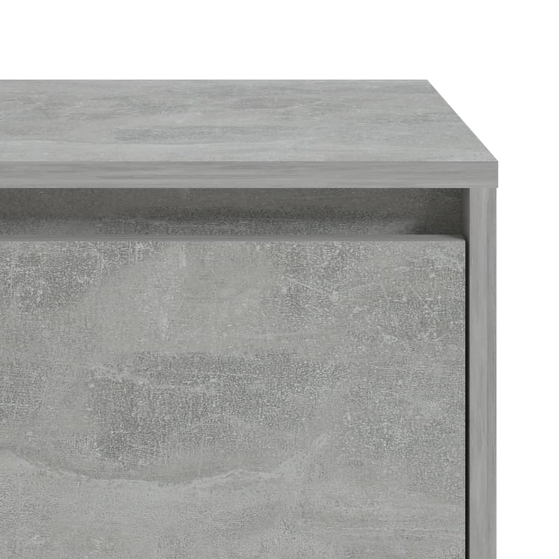 Bedside Cabinet Concrete Grey 45x34x44.5 cm Engineered Wood Payday Deals