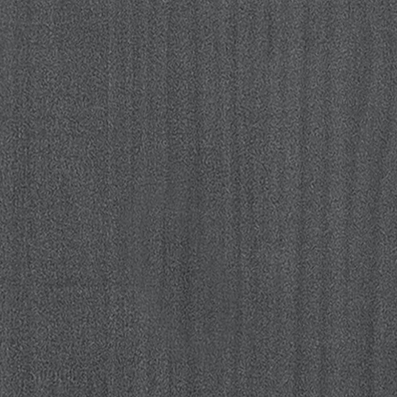 Bedside Cabinet Grey 40x30.5x40 cm Solid Pinewood Payday Deals
