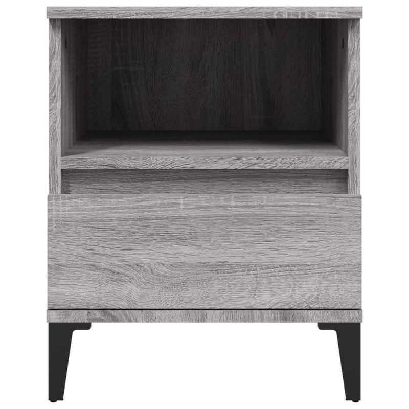 Bedside Cabinet Grey Sonoma 40x35x50 cm Payday Deals