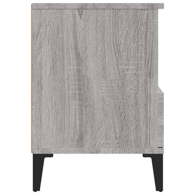 Bedside Cabinet Grey Sonoma 40x35x50 cm Payday Deals