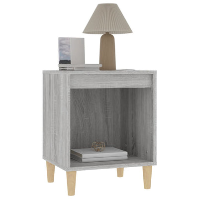 Bedside Cabinet Grey Sonoma 40x35x50 cm Payday Deals