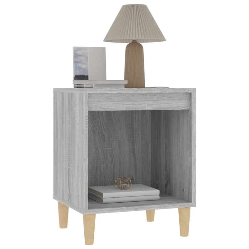 Bedside Cabinet Grey Sonoma 40x35x50 cm Payday Deals