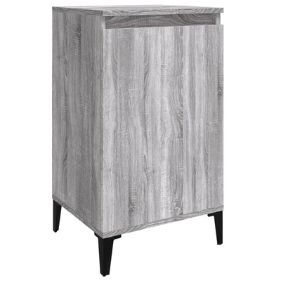 Bedside Cabinet Grey Sonoma 40x35x70 cm Engineered Wood Payday Deals
