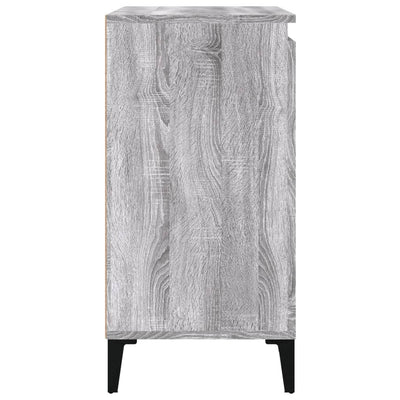 Bedside Cabinet Grey Sonoma 40x35x70 cm Engineered Wood Payday Deals
