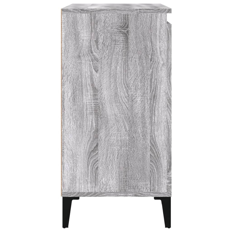 Bedside Cabinet Grey Sonoma 40x35x70 cm Engineered Wood Payday Deals
