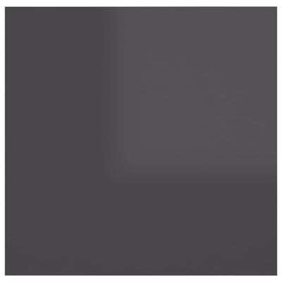 Bedside Cabinet High Gloss Grey 30.5x30x30 cm Engineered Wood Payday Deals