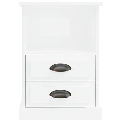 Bedside Cabinet High Gloss White 43x36x60 cm Payday Deals