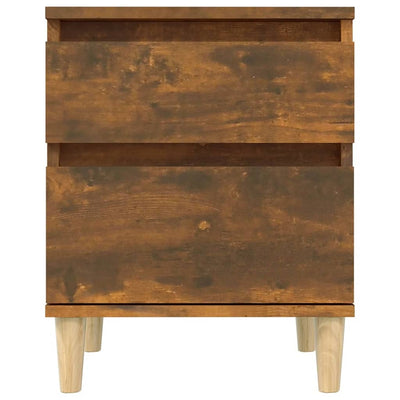 Bedside Cabinet Smoked Oak 40x35x50 cm Payday Deals