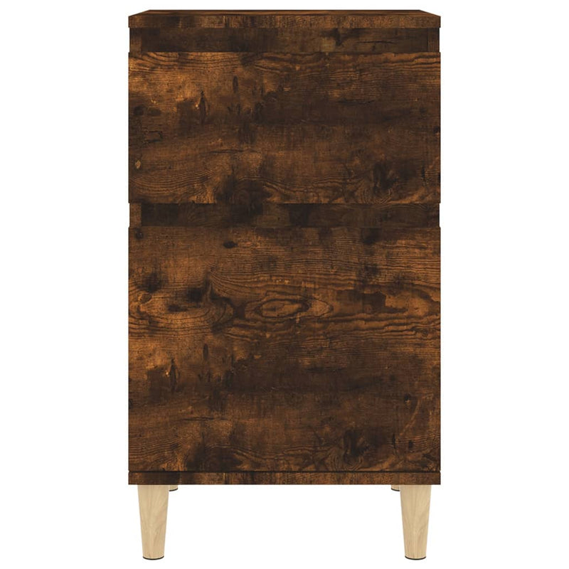 Bedside Cabinet Smoked Oak 40x35x70 cm Payday Deals