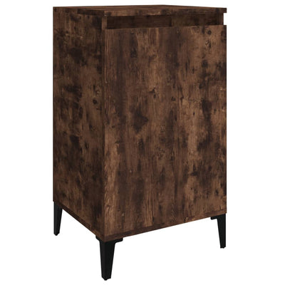 Bedside Cabinet Smoked Oak 40x35x70 cm Engineered Wood Payday Deals