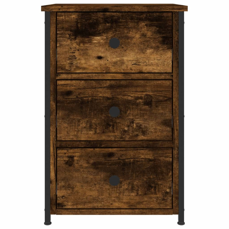 Bedside Cabinet Smoked Oak 40x36x60 cm Engineered Wood Payday Deals