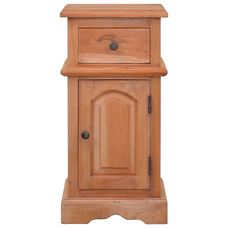 Bedside Cabinet Solid Mahogany Wood Payday Deals