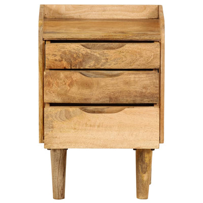 Bedside Cabinet Solid Mango Wood 40x30x59.5 cm Payday Deals