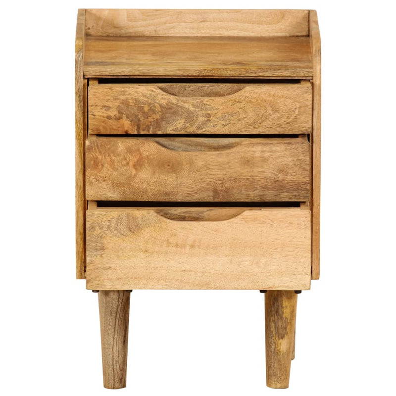 Bedside Cabinet Solid Mango Wood 40x30x59.5 cm Payday Deals