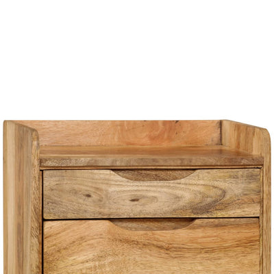 Bedside Cabinet Solid Mango Wood 40x30x59.5 cm Payday Deals