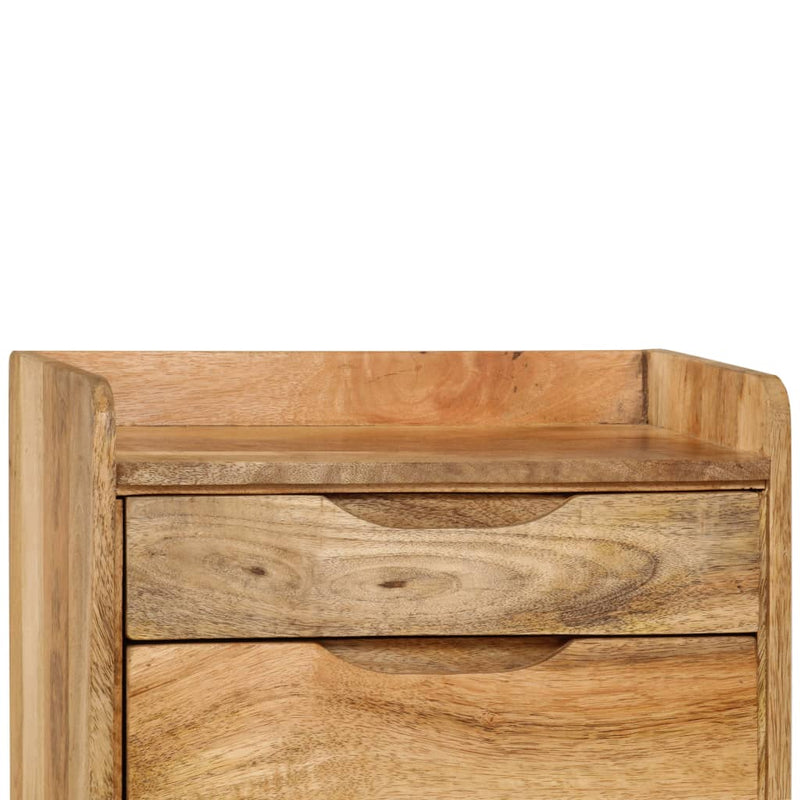 Bedside Cabinet Solid Mango Wood 40x30x59.5 cm Payday Deals