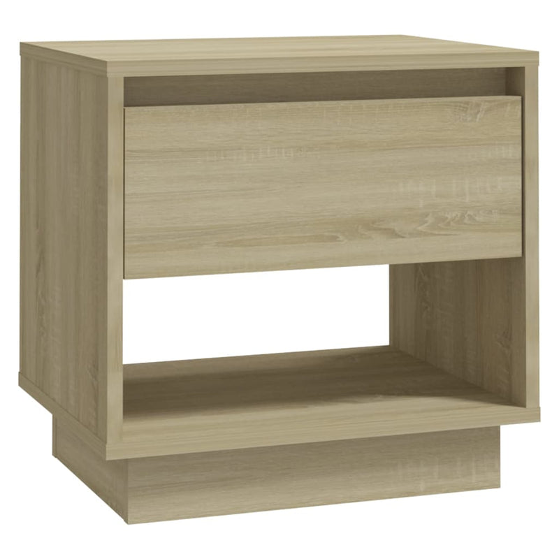 Bedside Cabinet Sonoma Oak 45x34x44 cm Engineered Wood Payday Deals