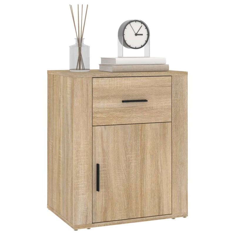 Bedside Cabinet Sonoma Oak 50x36x60 cm Engineered Wood Payday Deals