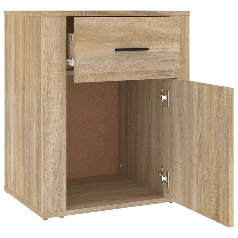 Bedside Cabinet Sonoma Oak 50x36x60 cm Engineered Wood Payday Deals