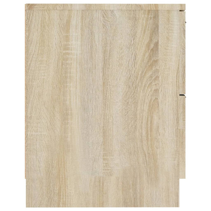 Bedside Cabinet Sonoma Oak Engineered Wood Payday Deals