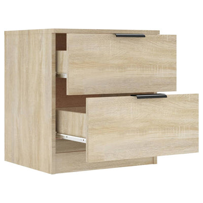 Bedside Cabinet Sonoma Oak Engineered Wood Payday Deals