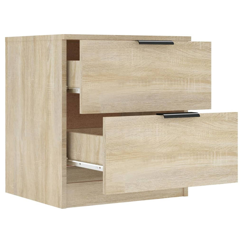 Bedside Cabinet Sonoma Oak Engineered Wood Payday Deals