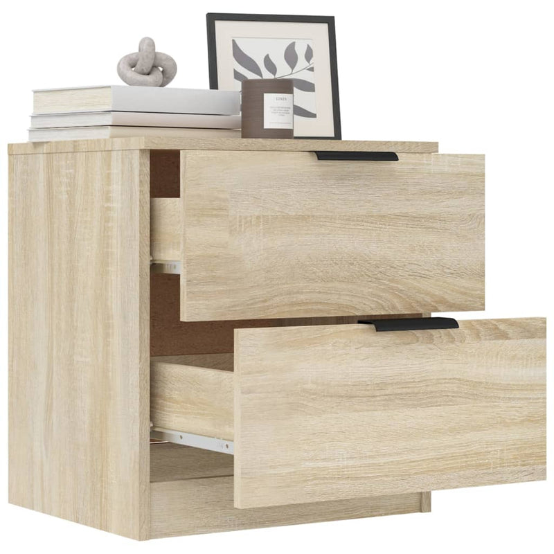 Bedside Cabinet Sonoma Oak Engineered Wood Payday Deals
