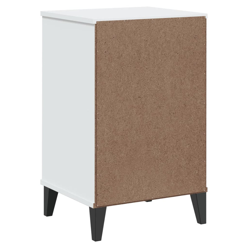 Bedside Cabinet VIKEN White Engineered Wood Payday Deals
