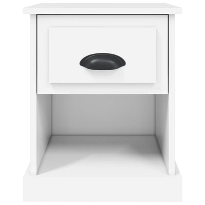 Bedside Cabinet White 39x39x47.5 cm Engineered Wood Payday Deals