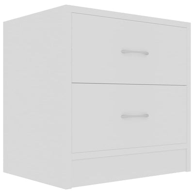Bedside Cabinet White 40x30x40 cm Engineered Wood Payday Deals