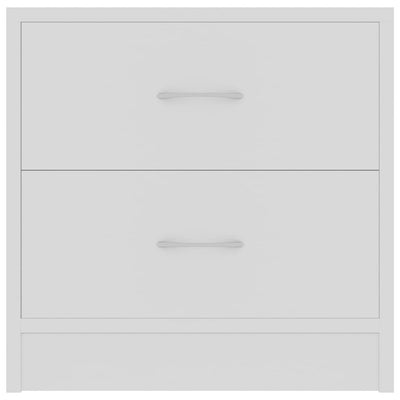 Bedside Cabinet White 40x30x40 cm Engineered Wood Payday Deals