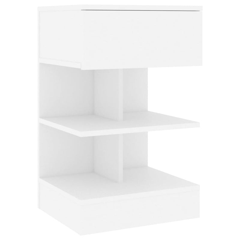 Bedside Cabinet White 40x35x65 cm Engineered Wood Payday Deals