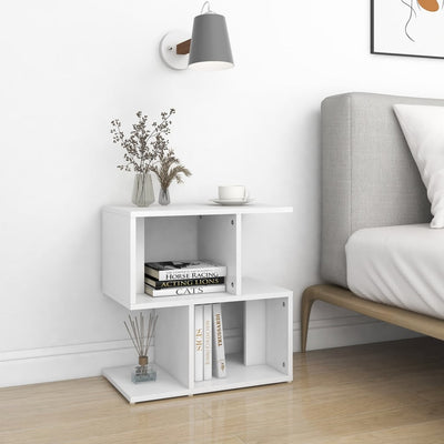 Bedside Cabinet White 50x30x51.5 cm Engineered Wood Payday Deals