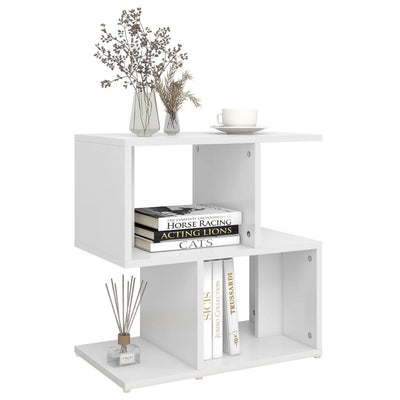 Bedside Cabinet White 50x30x51.5 cm Engineered Wood Payday Deals