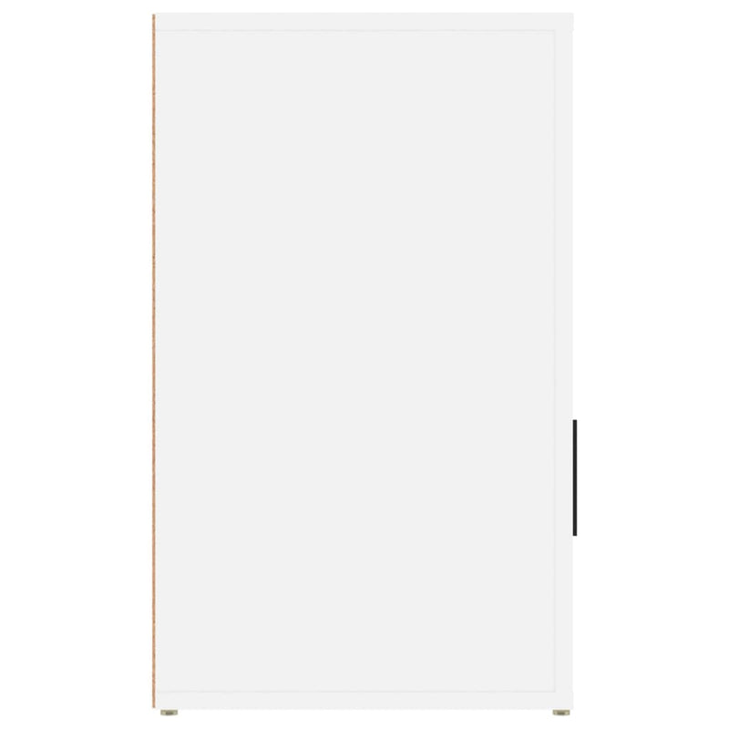 Bedside Cabinet White 50x36x60 cm Engineered Wood Payday Deals