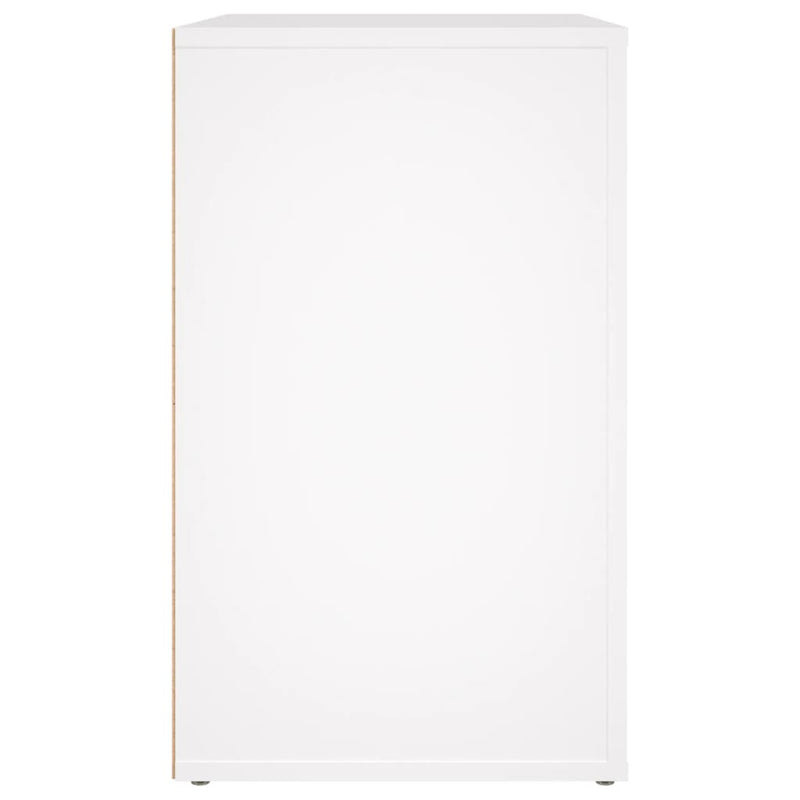 Bedside Cabinet White 50x36x60 cm Engineered Wood Payday Deals