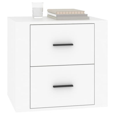 Bedside Cabinet White 50x39x47 cm Payday Deals