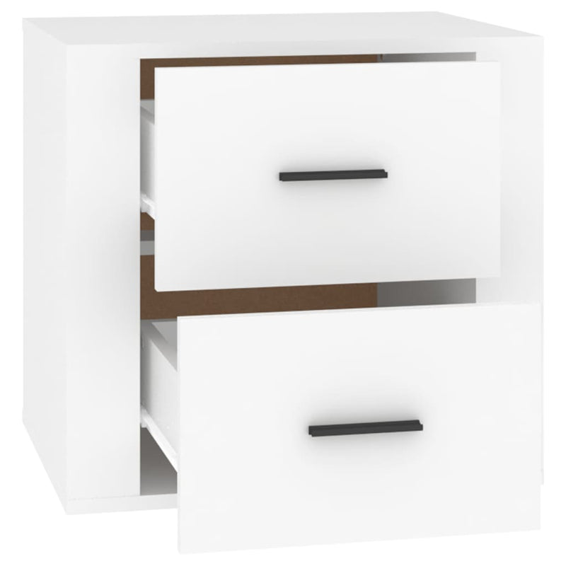 Bedside Cabinet White 50x39x47 cm Payday Deals