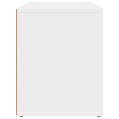 Bedside Cabinet White 60x36x45 cm Engineered Wood Payday Deals