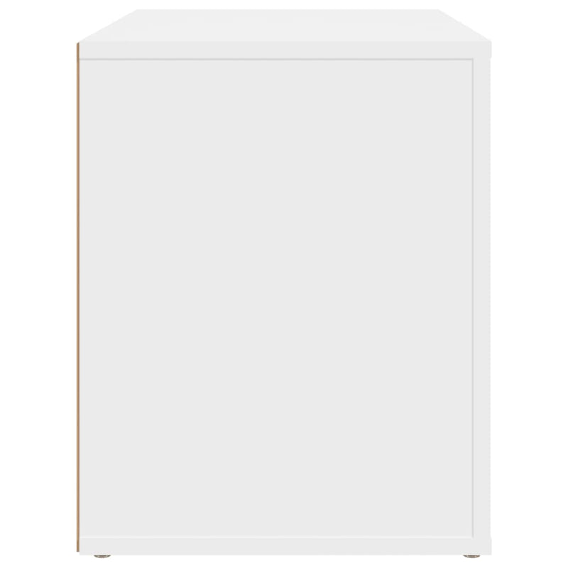 Bedside Cabinet White 60x36x45 cm Engineered Wood Payday Deals