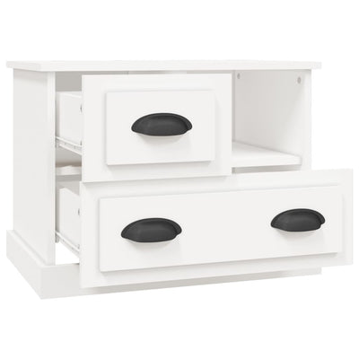 Bedside Cabinet White 60x39x45 cm Payday Deals