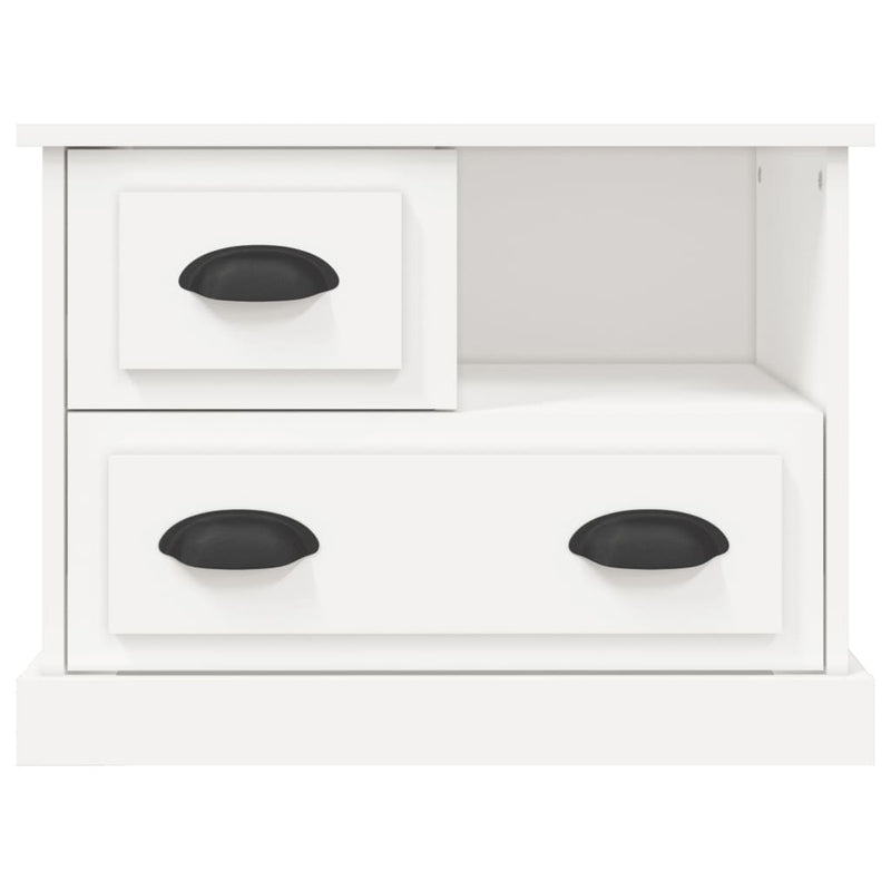 Bedside Cabinet White 60x39x45 cm Payday Deals