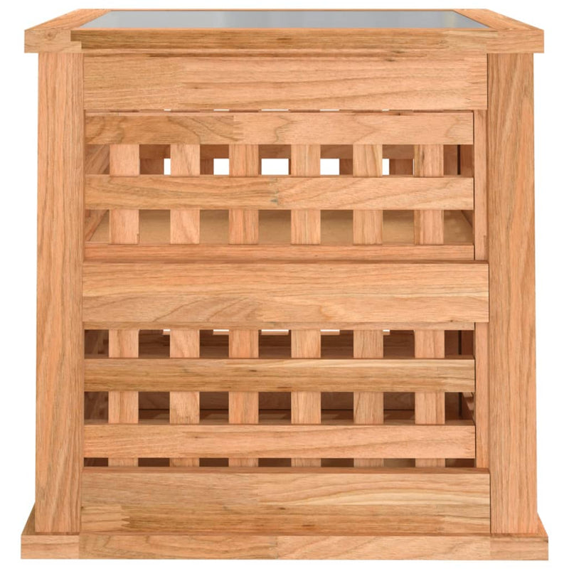 Bedside Cabinets 2 pcs 34x34x34 cm Solid Wood Walnut Payday Deals