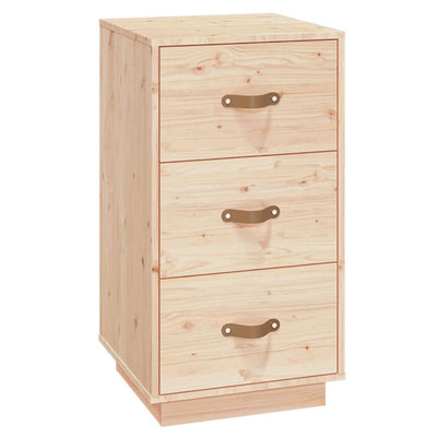 Bedside Cabinets 2 pcs 40x40x75 cm Solid Wood Pine Payday Deals