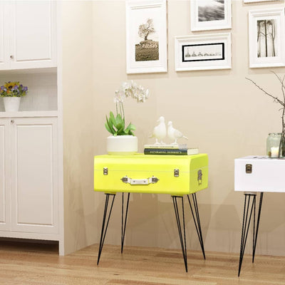 Bedside Cabinets 2 pcs 49.5x36x60 cm Yellow Payday Deals