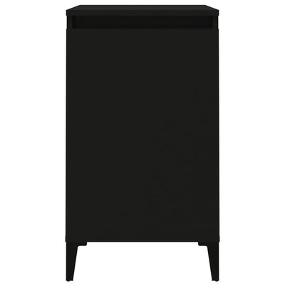 Bedside Cabinets 2 pcs Black 40x35x70 cm Engineered Wood Payday Deals