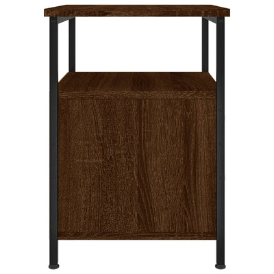 Bedside Cabinets 2 pcs Brown Oak 34x35.5x50 cm Engineered Wood Payday Deals
