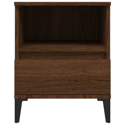 Bedside Cabinets 2 pcs Brown Oak 40x35x50 cm Payday Deals